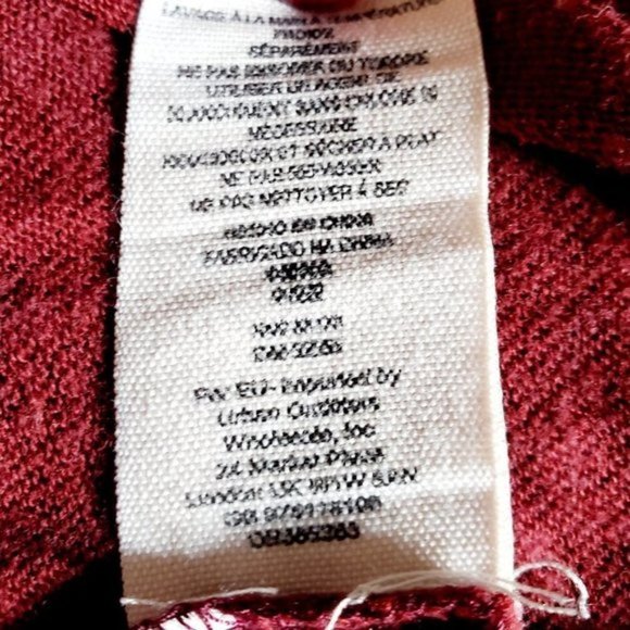 FREE people casual solid summer red pullover women's tops size XS - Picture 9 of 10